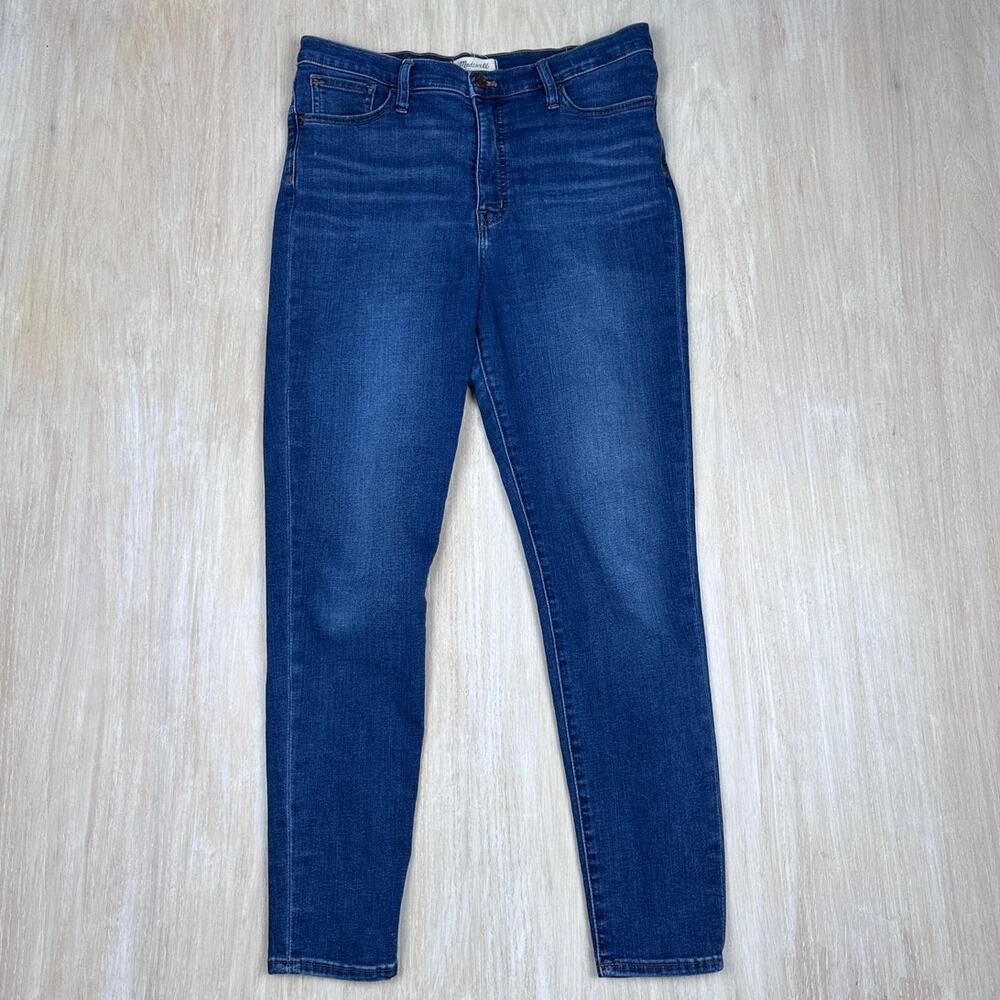 Madewell 11" High Rise Roadtripper Supersoft Skinny Casual Basic Denim Jeans 32